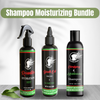 Loclicious Shampoo Moisturizing Bundle featuring the Clarifying Shampoo, Rosewater Hydration Mist, and Growth Oil – the ultimate trio for deeply cleansing, hydrating, and nourishing your locs and natural hair, leaving them refreshed, soft, and healthy.