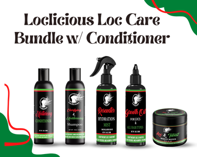 Loclicious Complete Loc Moisturizing Haircare Bundle w/ Conditioner