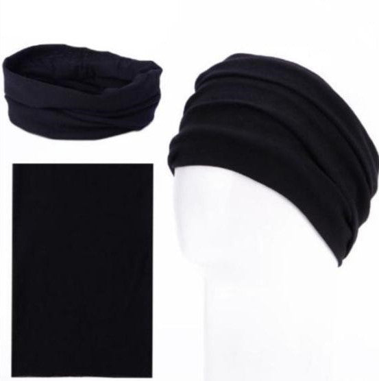 Black Headband Cloth | Black Infinity Headband | Loclicious